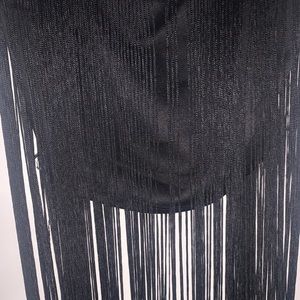 Charlotte Russe XL Black Crop Top with Black Threading